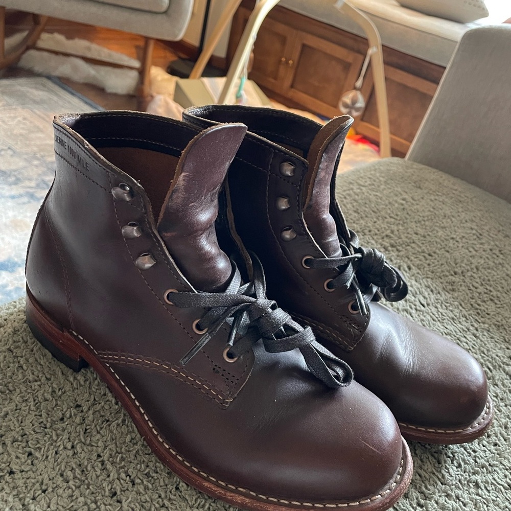 Wolverine Men's 1000 Mile Plain Toe Original Boot - Picture 2 of 9